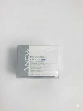 Avon Anew Clinical Eye Lift Pro Dual Eye System Upper Gel Lower Cream New Sealed